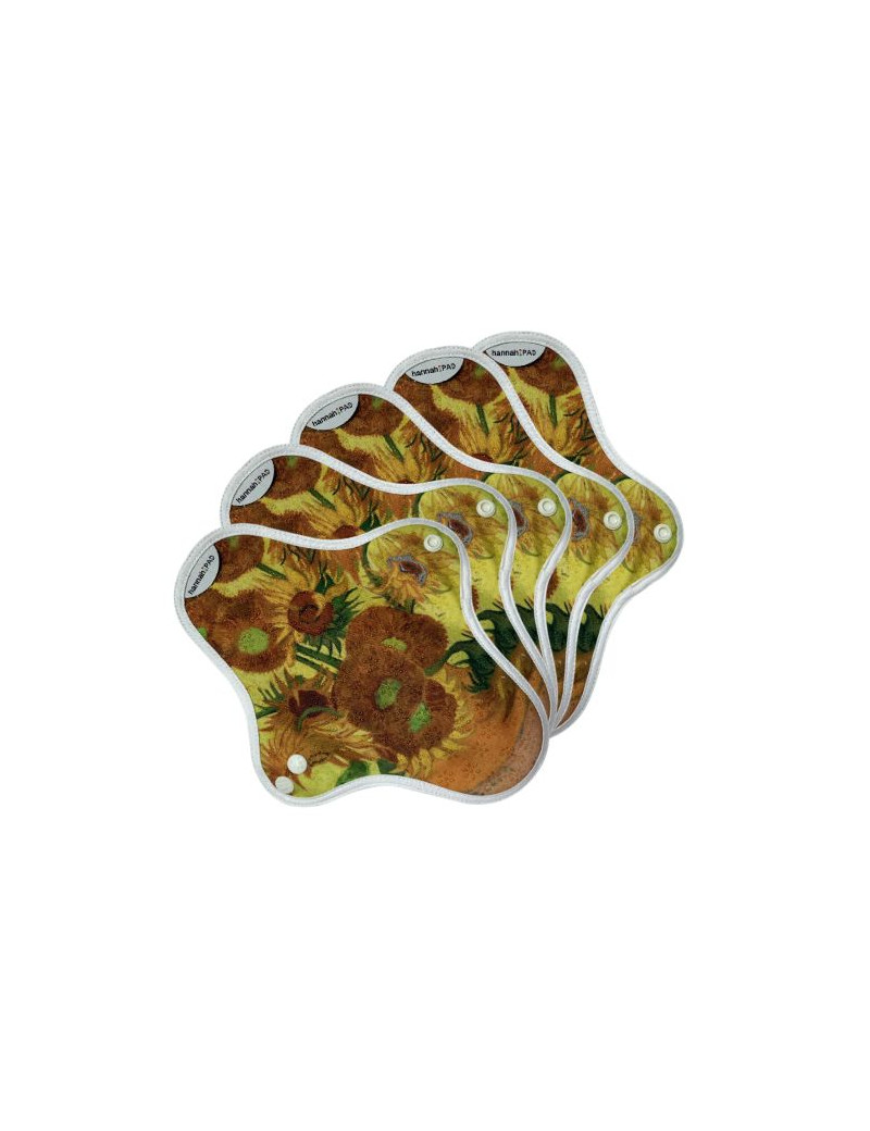 5 protège-slips lavables, NORMAL, en coton bio, coffret - 4 5 protège-slips lavables, NORMAL, en coton bio, coffret - 4