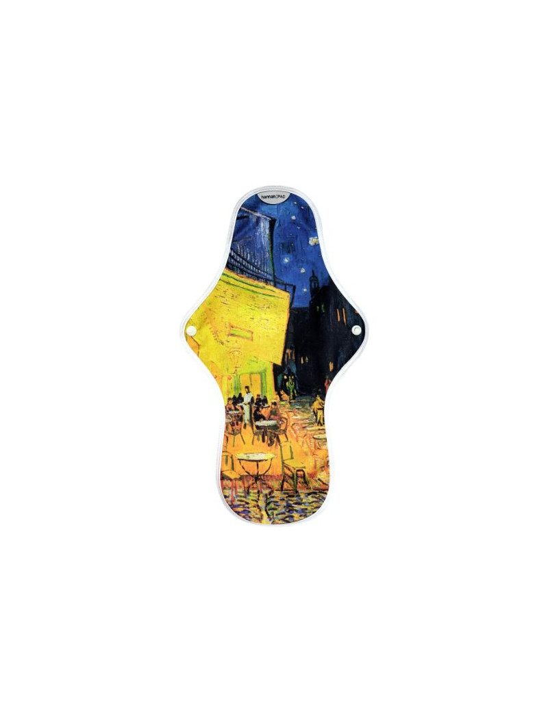 Serviette hygiénique lavable, NUIT (L), en coton bio - 4 Serviette hygiénique lavable, NUIT (L), en coton bio - 4