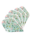 5 protège-slips lavables, TONGA, en coton bio, coffret
